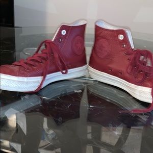 Red Converse High-Tops